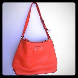 Orange Perforated leather Kate Spade bag